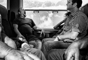 Yawn On Bernina Train
