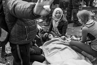 Dying woman