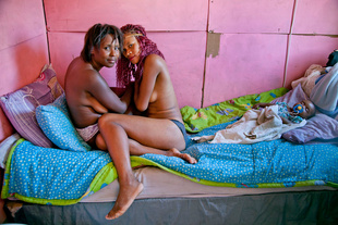 Nolly, and Cindy. Gugulethu Township, South Africa, 2015.