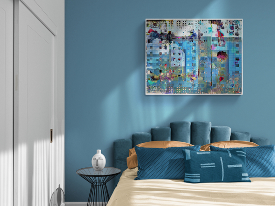 Cityscape #1 in Room Setting