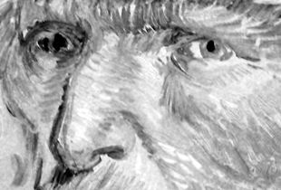 Vincent van Gogh, "Self-Portrait" (detail). Paris, France