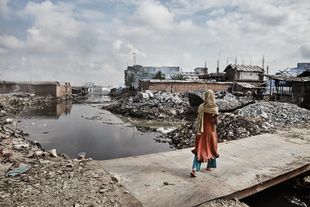 Hazaribagh District. Dhaka, Bangladesh.