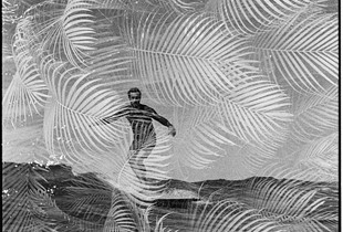 Surfer Palms 1 - Film Double Exposure