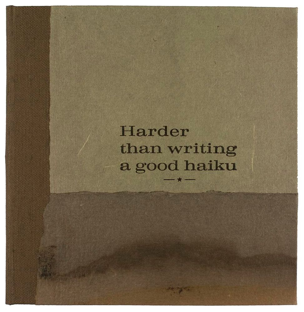 Harder than writing a good haiku 