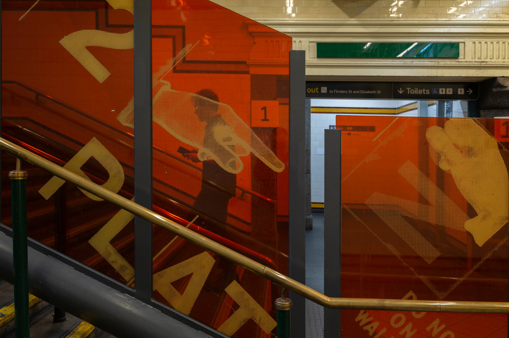 "Passing through"