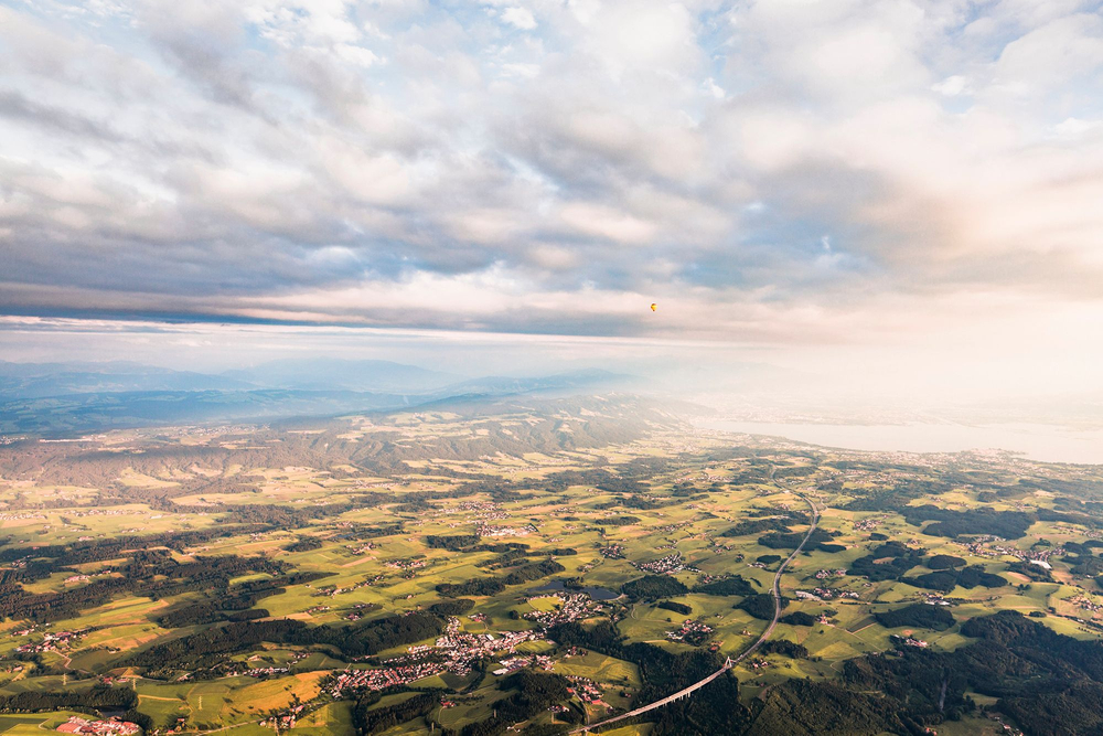 aerial views from southern germany
