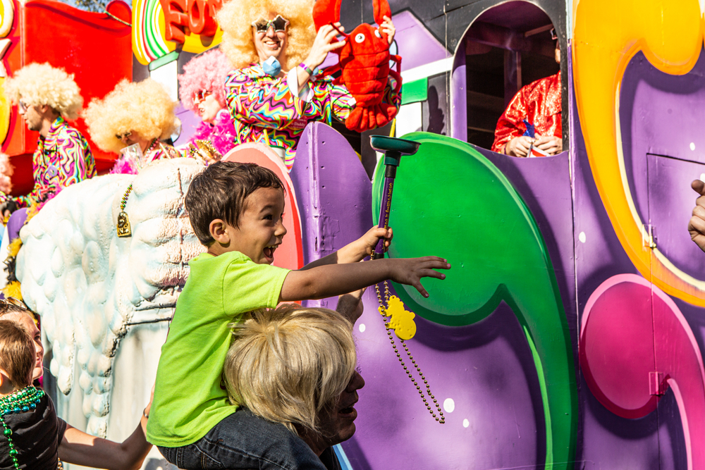 Mardi Gras kids