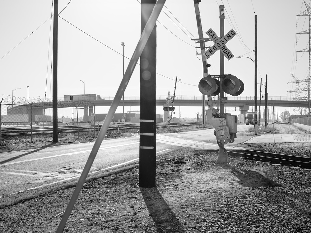 Under the freeway