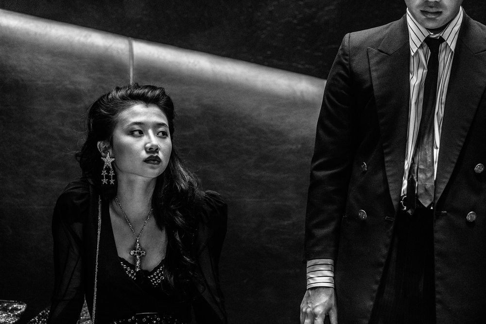 Black and white Submission