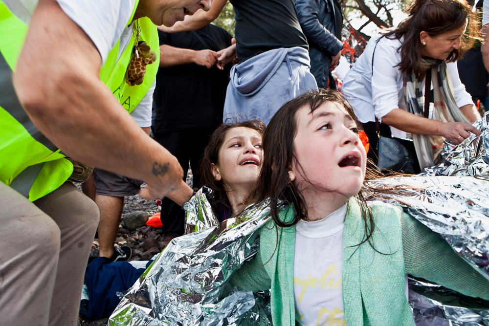 Lesvos, holiday paradise / refugee crisis