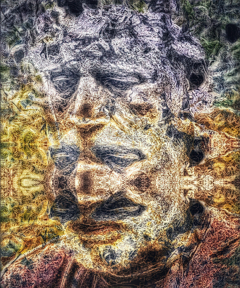 SUBCONSCIOUS ABSTRACT FIGURATIVE PHOTOGRAPHIC PORTRAIT. 