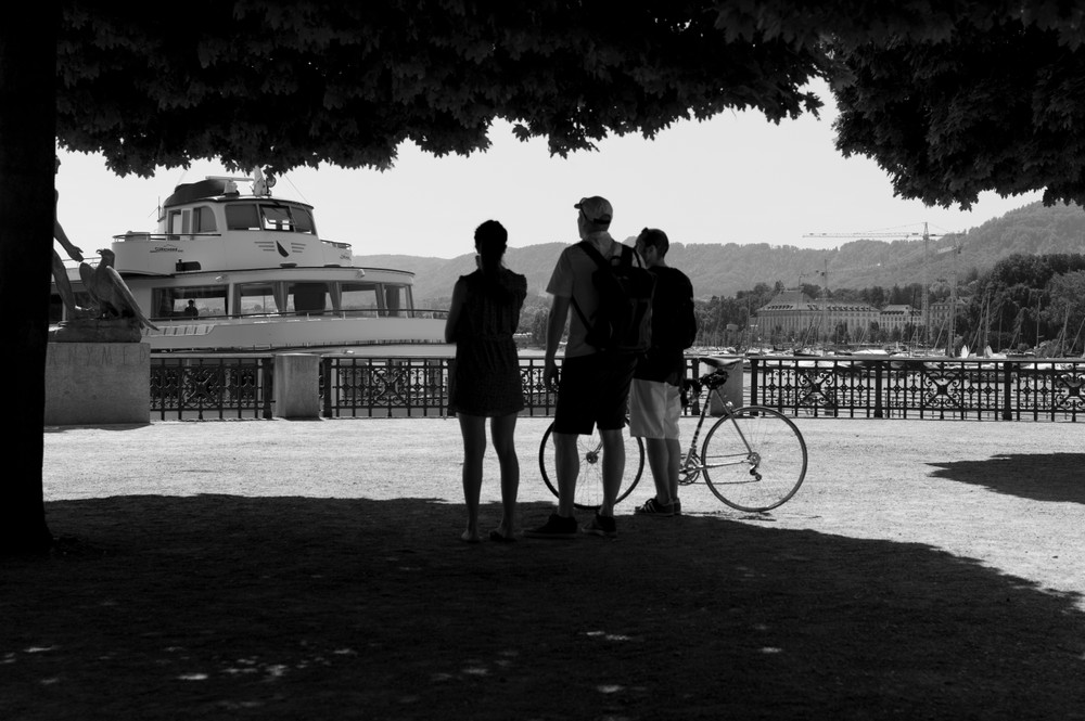 Licht und Schatten in Zürich