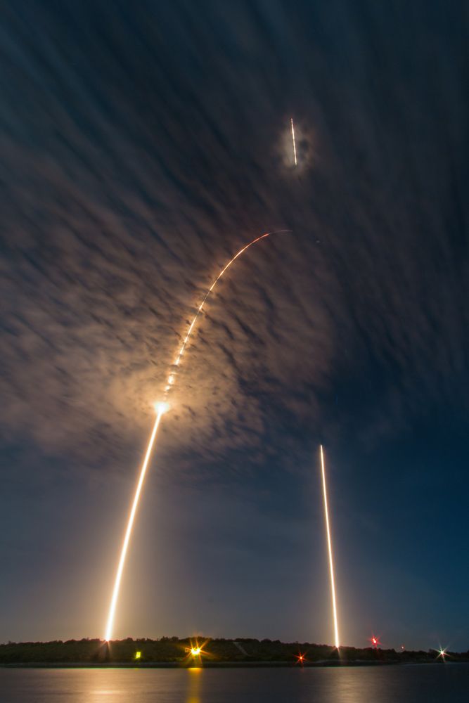 SpaceX CRS9 Falcon9 rocket: launch and landing