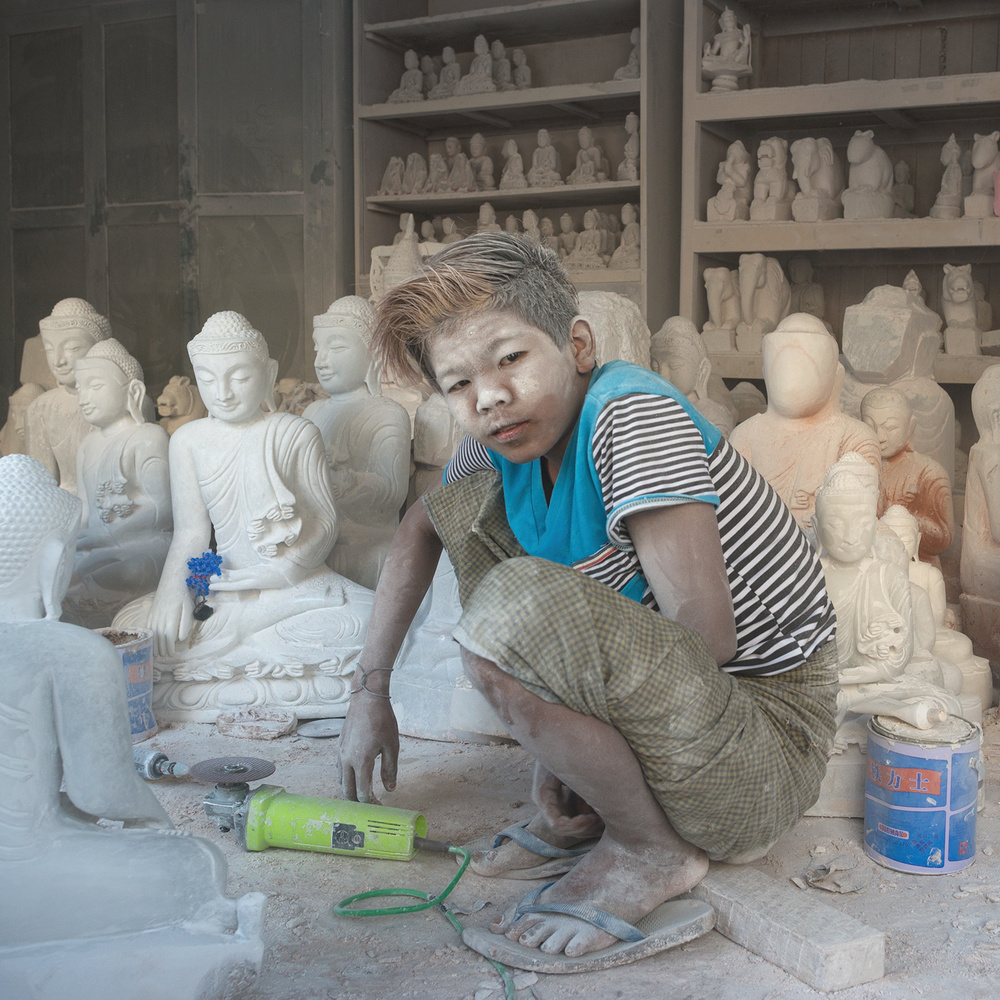 The Stone Masons of Mandalay