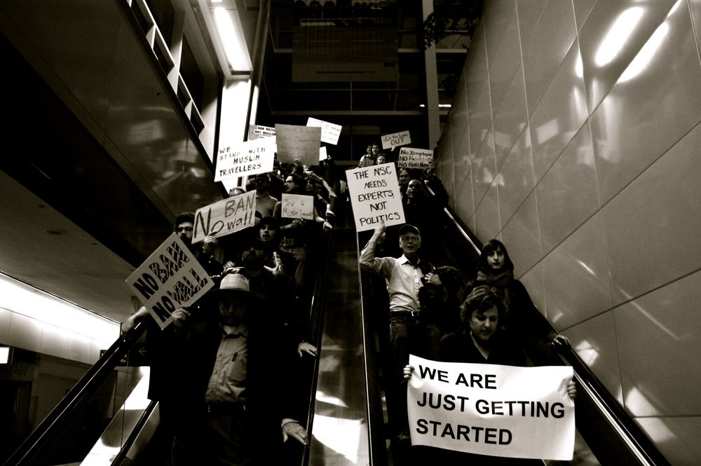 FOR THE PEOPLE: Immigration Ban Protest, SFO Airport  