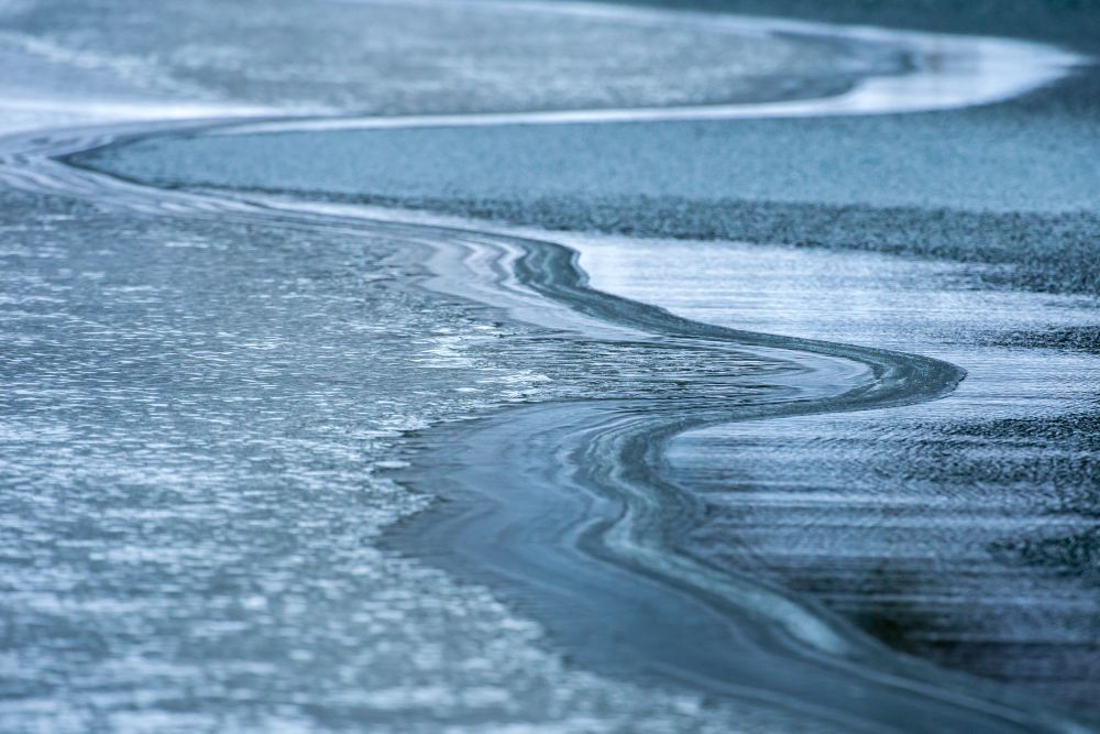 Het blauw van de kou