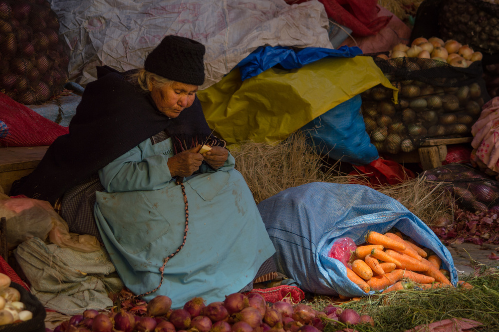 Skin Deep: Aging faces of women working at the central market of La Paz