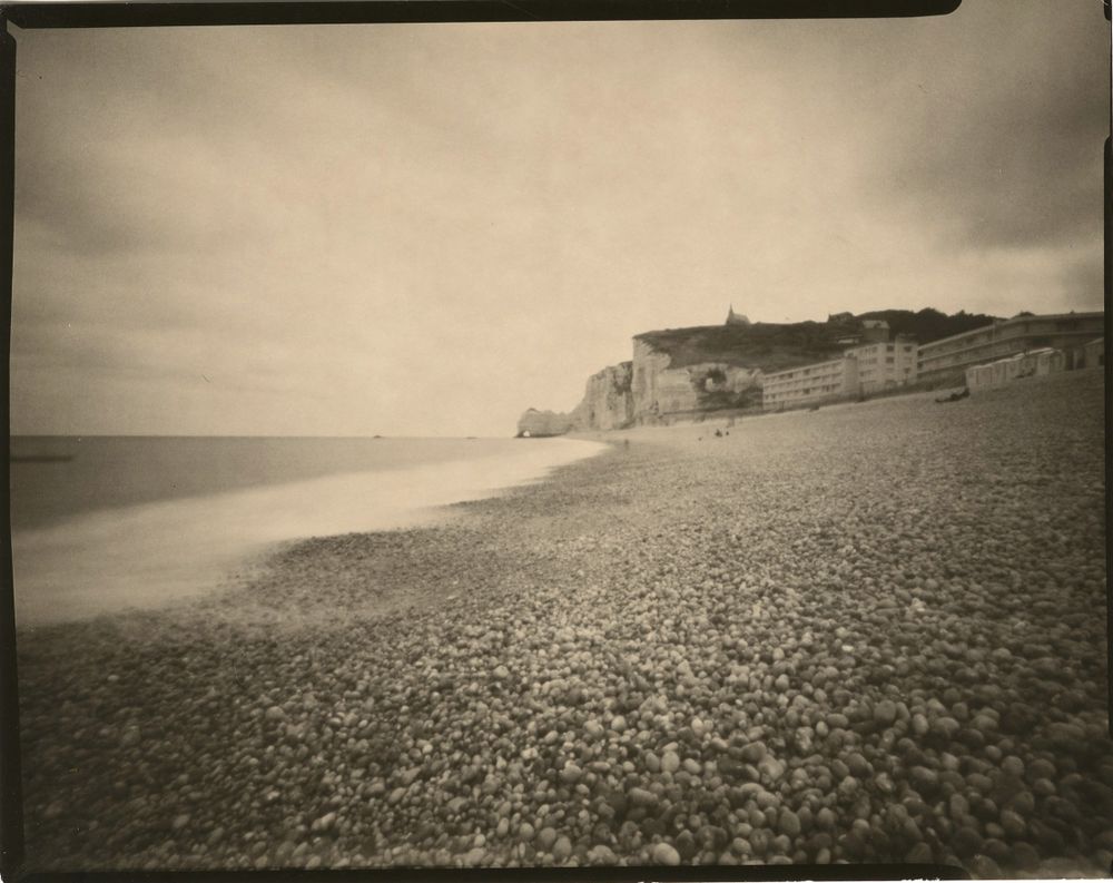 Large format Pinhole direct positive paper prints