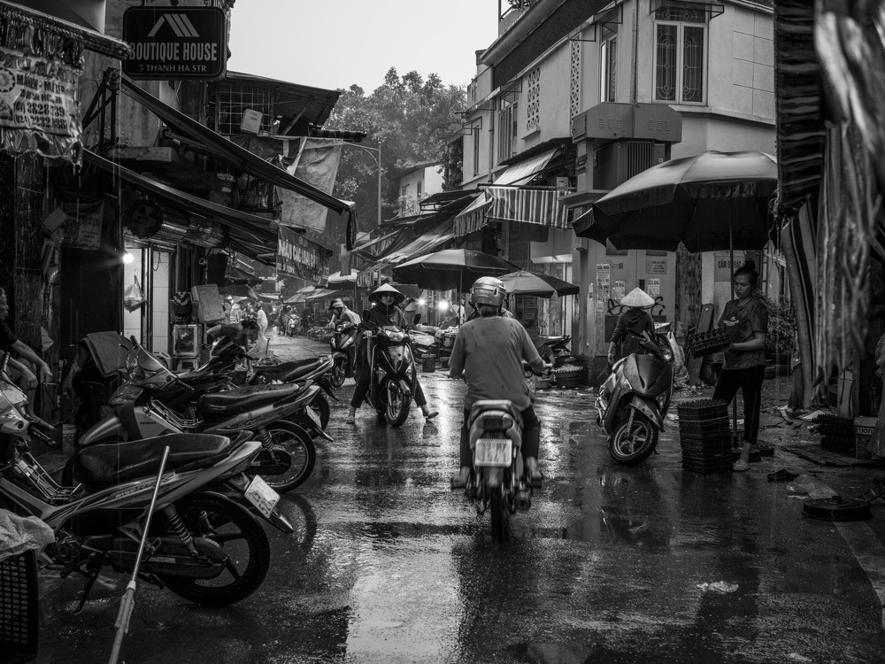 Asia en blanco y negro