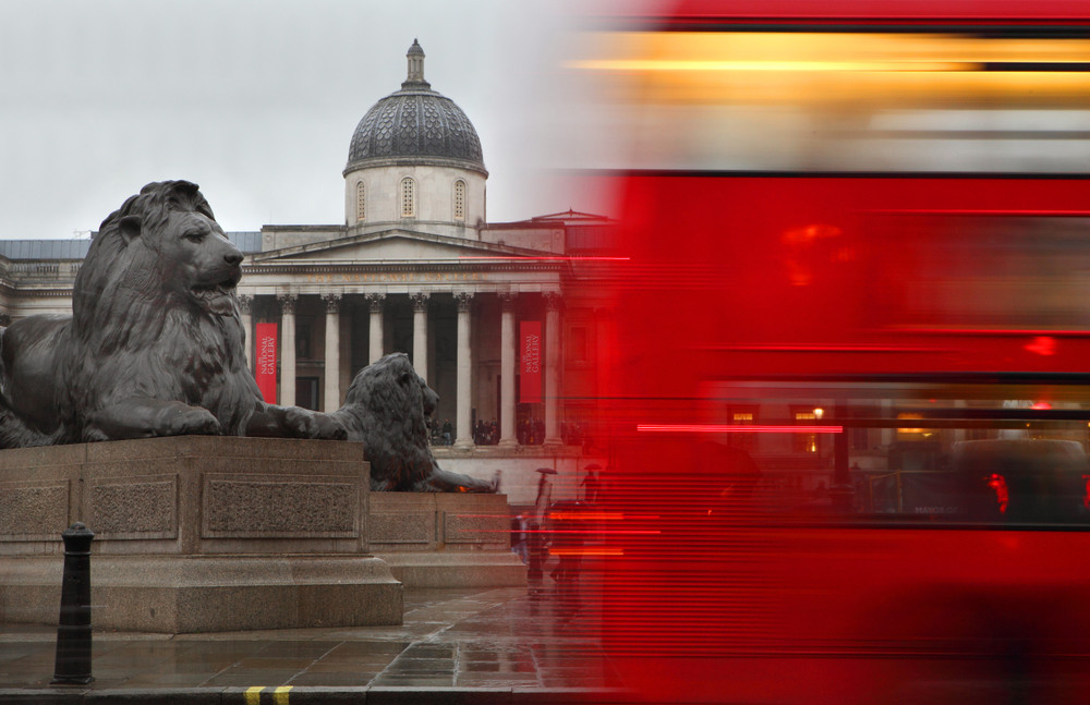 La courbe du mouvement à Londres