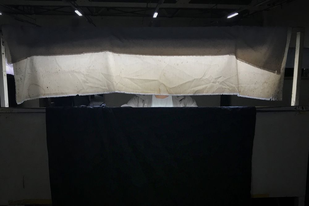 women work in the textile mill