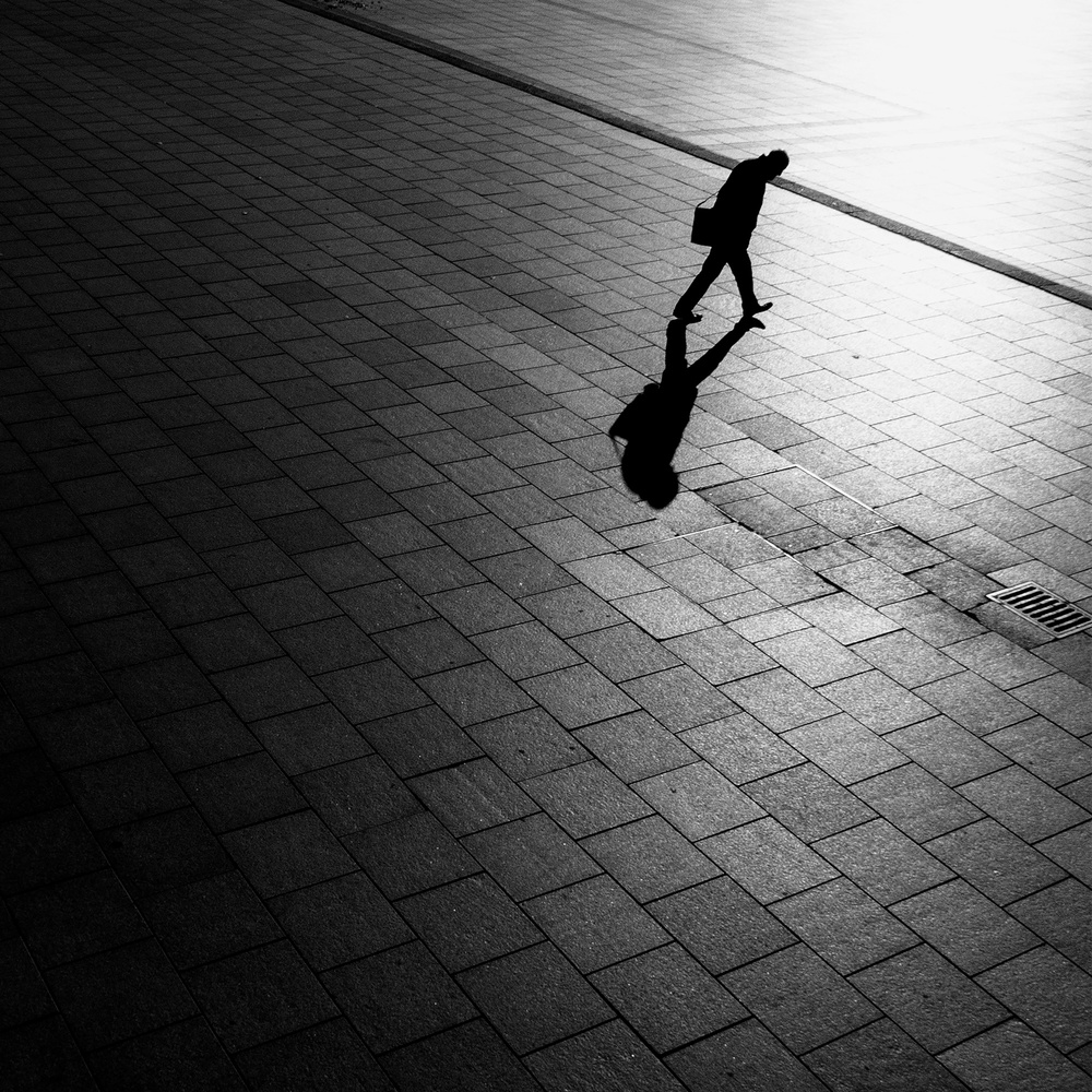 Man in the city