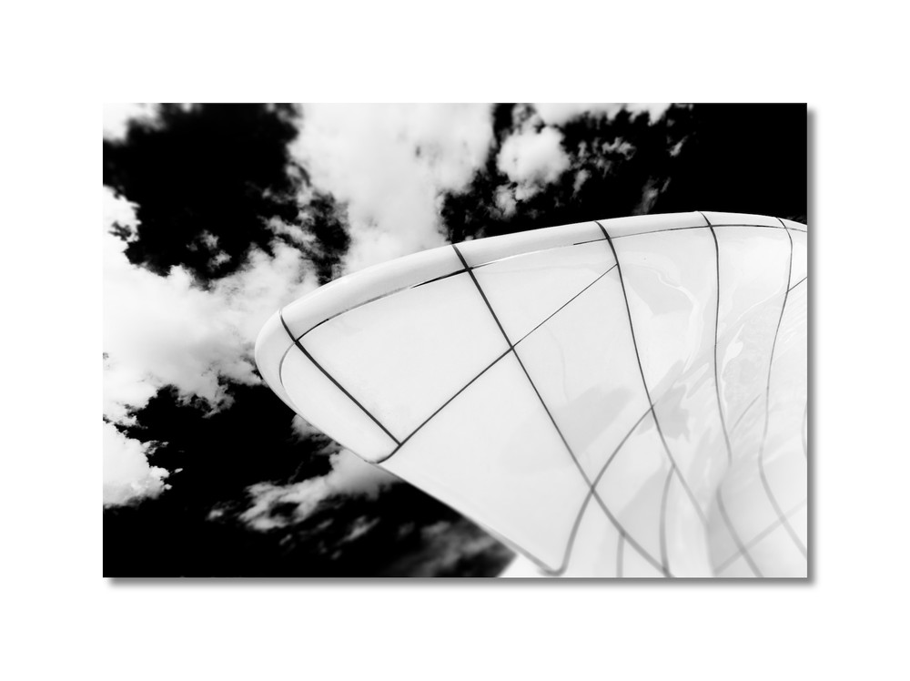 Modern architecture in black and white