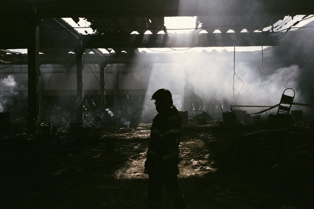 Fire in the Slum
