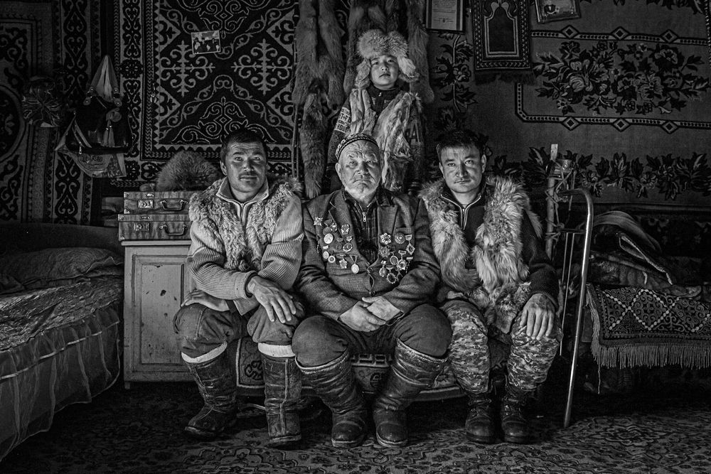 Portraits Of A Kazakh Family