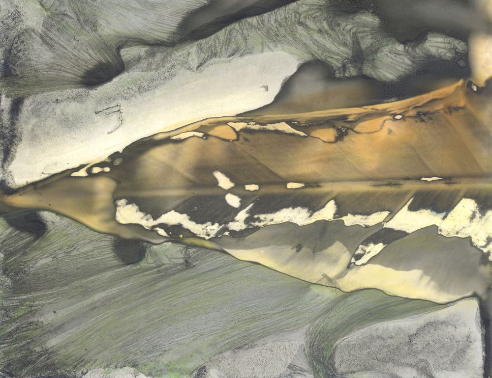 Mordançage with watercolor