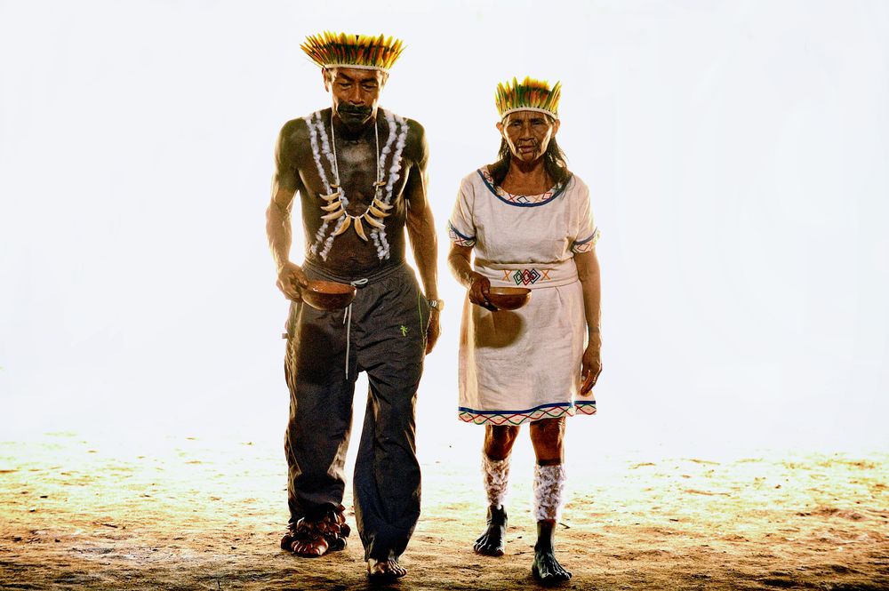 Art Photography Awards - Uitoto Chief Calixto during his Yadiko Ritual