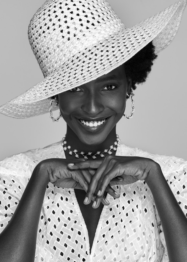 Edgy black and white portraits