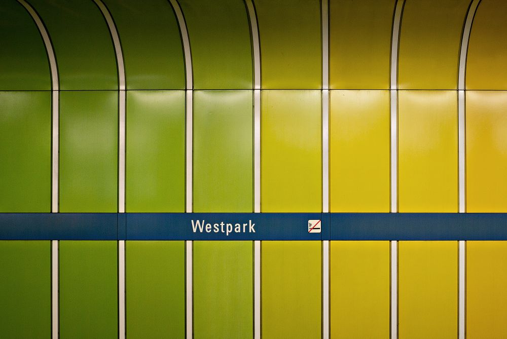 Munich's subway stops.