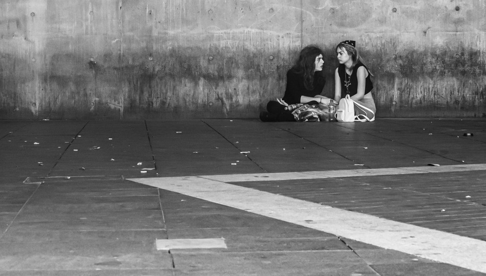At Manchester Piccadilly Gardens