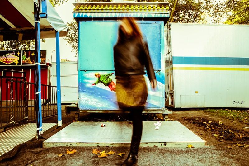 Loneliness in funfair