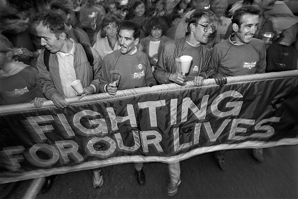 DANCING IN THE DRAGON'S JAWS: Photographs of Gay San Francisco, 1985-1
