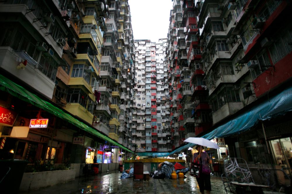 The charm of Hong Kong in the rainy season