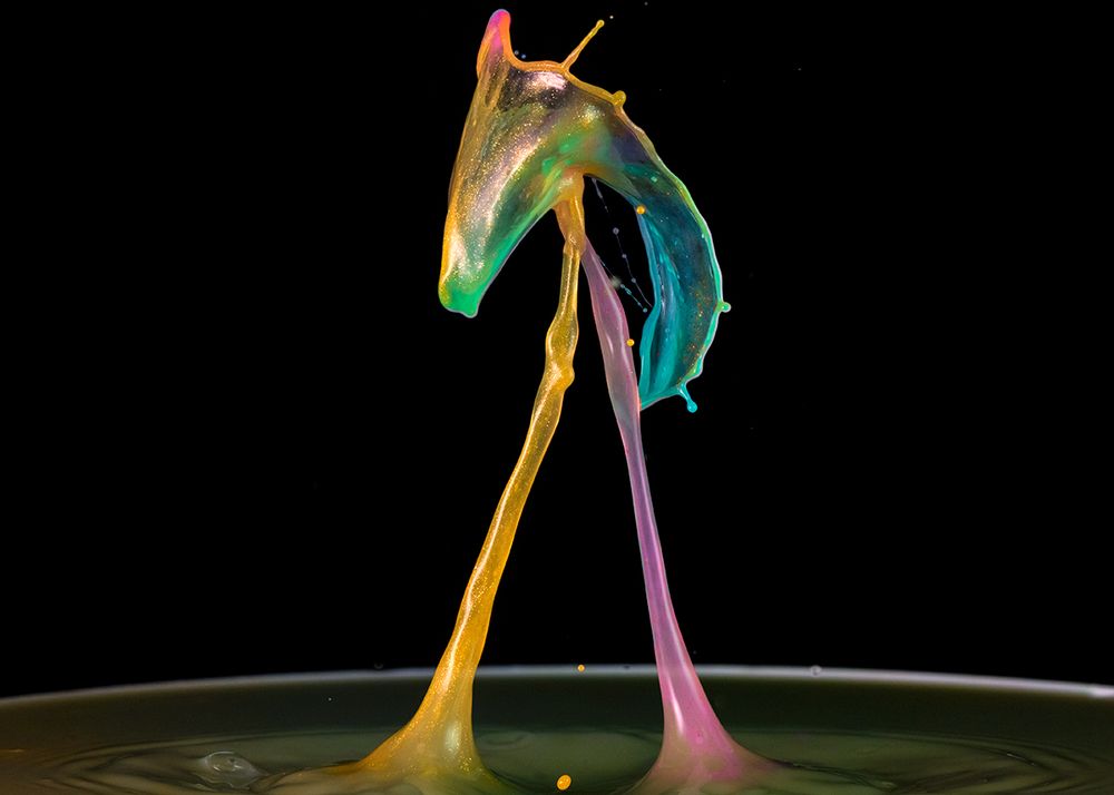 abstract waterdrops