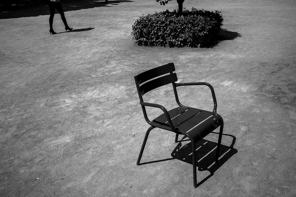 Les chaises du jardin du Luxembourg