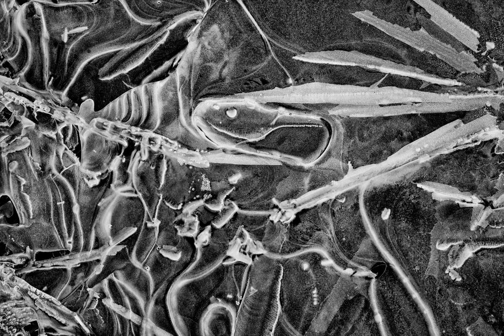 Bomb Cyclone Ice Patterns