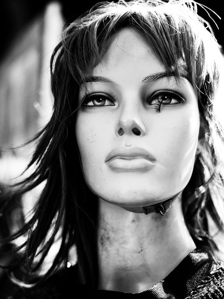 being a model here is  not easy.. even in plastic