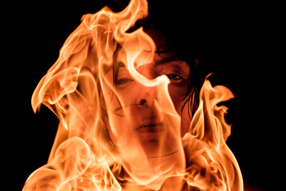 Burning Portrait