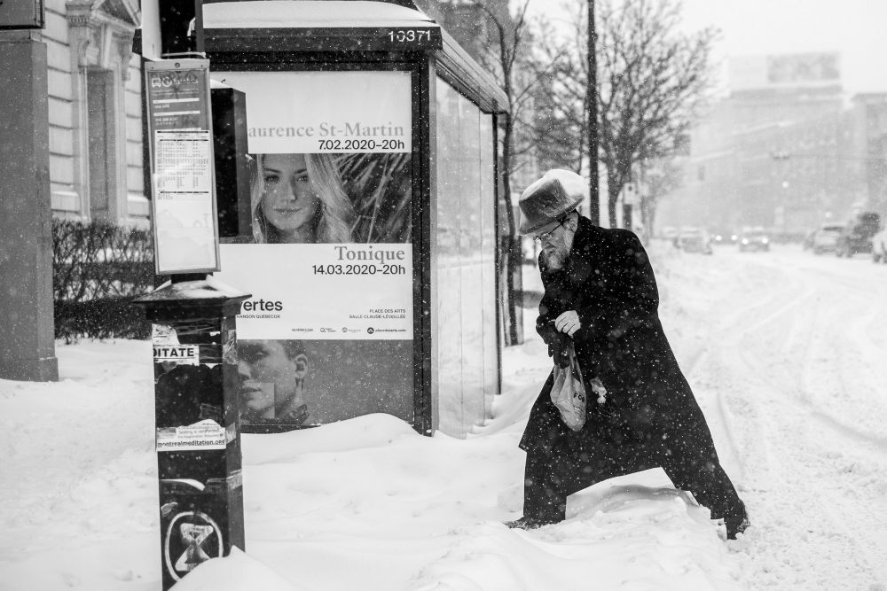 snow day in Montreal