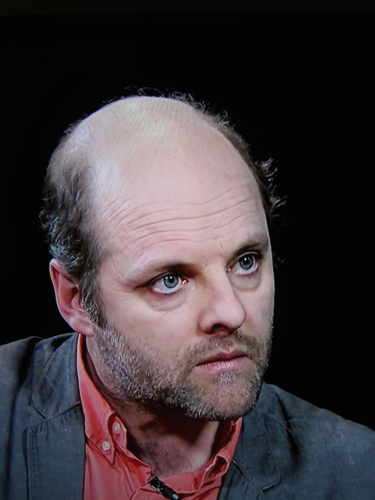 Portraits from TV screen