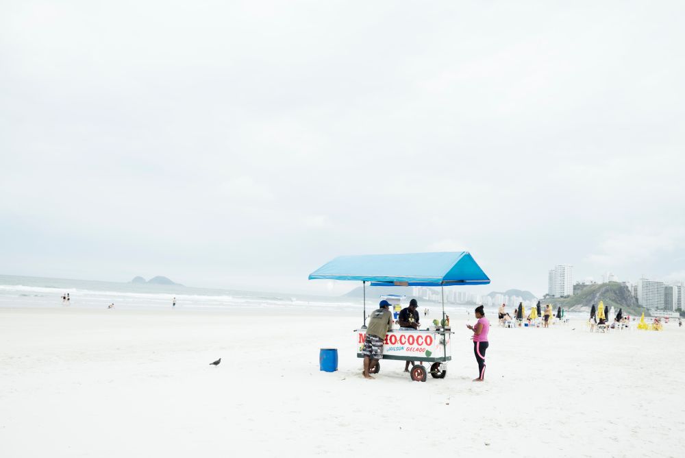 Coco juice stand- Brazil