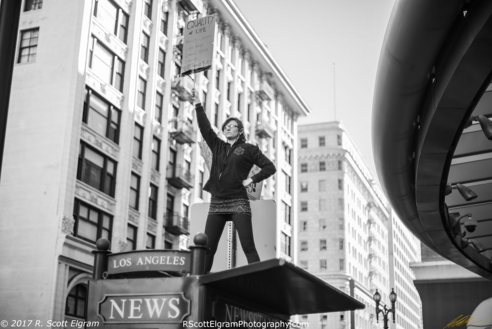 March for Woman's Rights - Day 1 of Trump's America
