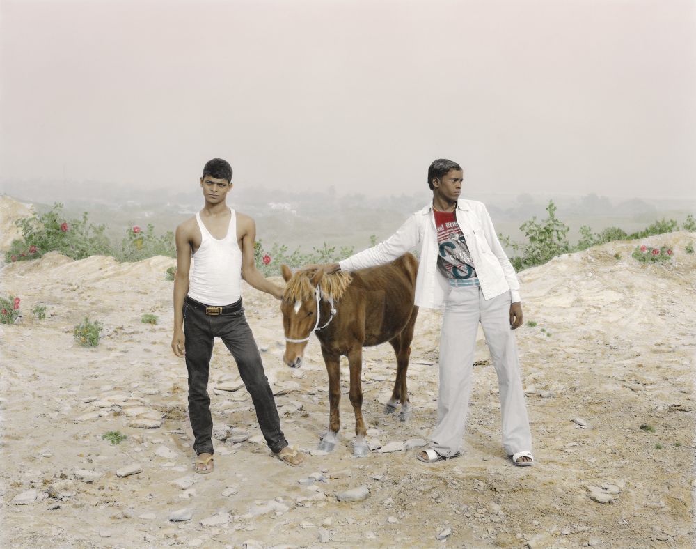 A Myth of Two Souls: Hand-painted photographs
