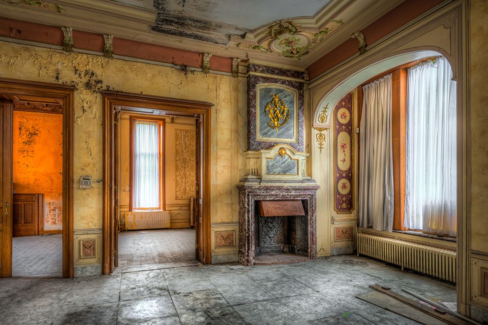A beautiful abandoned house