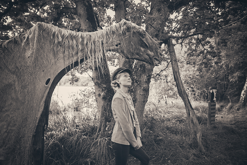 The girl and the dead horse 
