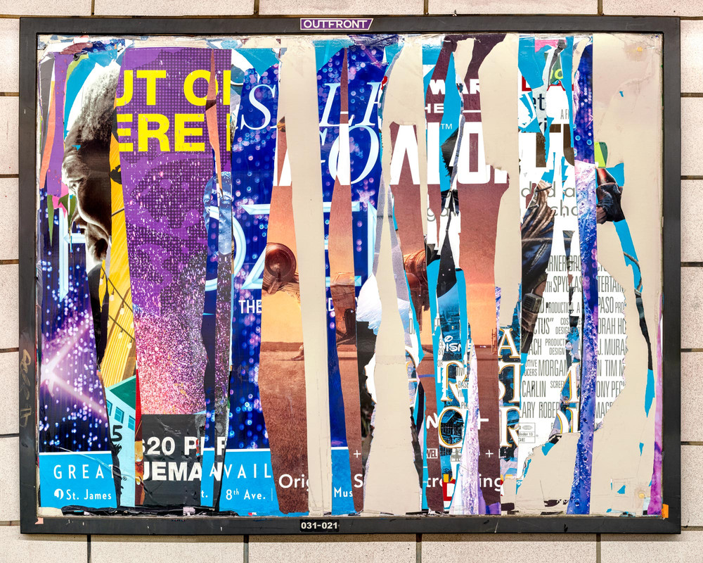 Wall cuts in the New York City subway